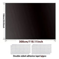 DIY Portable Blackout Window Film – 95–98% Light Blocking Removable Shades