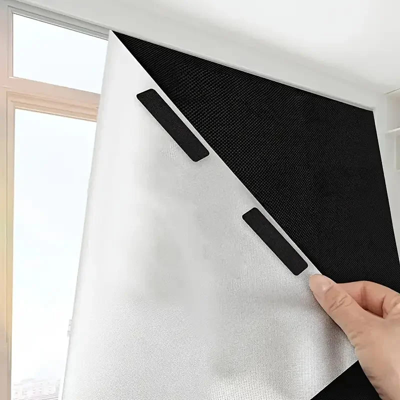 DIY Portable Blackout Window Film – 95–98% Light Blocking Removable Shades