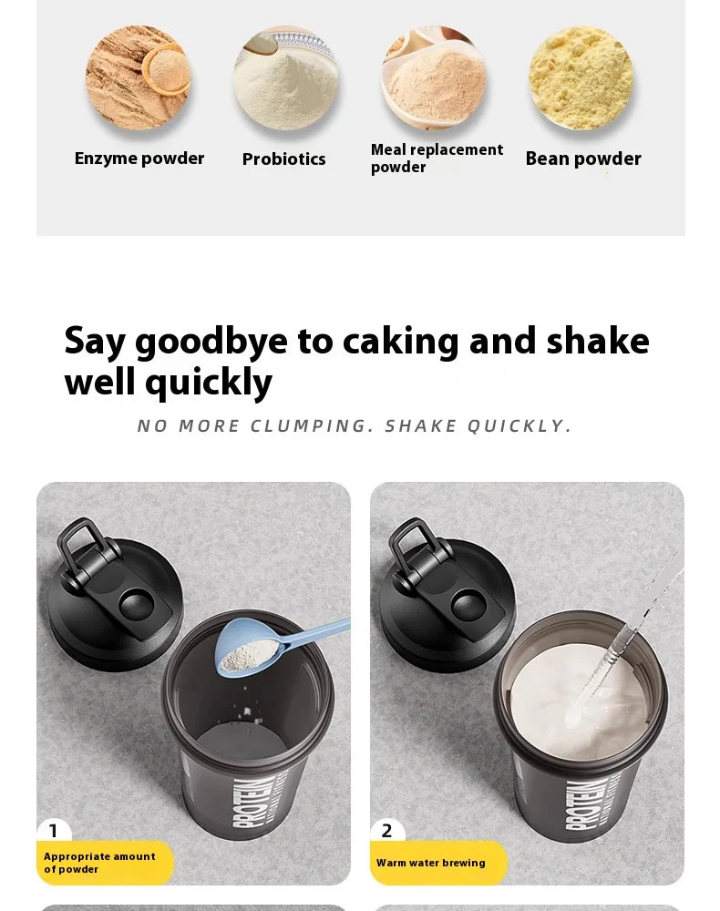 Gianxi fitness shaker cup designed for smooth protein mixing, shakes, and hydration for everyday workouts.