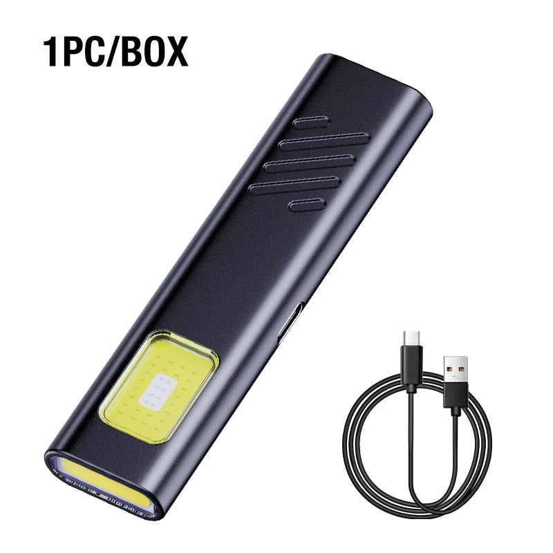 Portable Mini EDC Flashlight – High-Brightness Work, Warning & Emergency Light with Clip