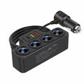 120W Multi-Port Fast Car Charger – Charge Multiple Devices Simultaneously