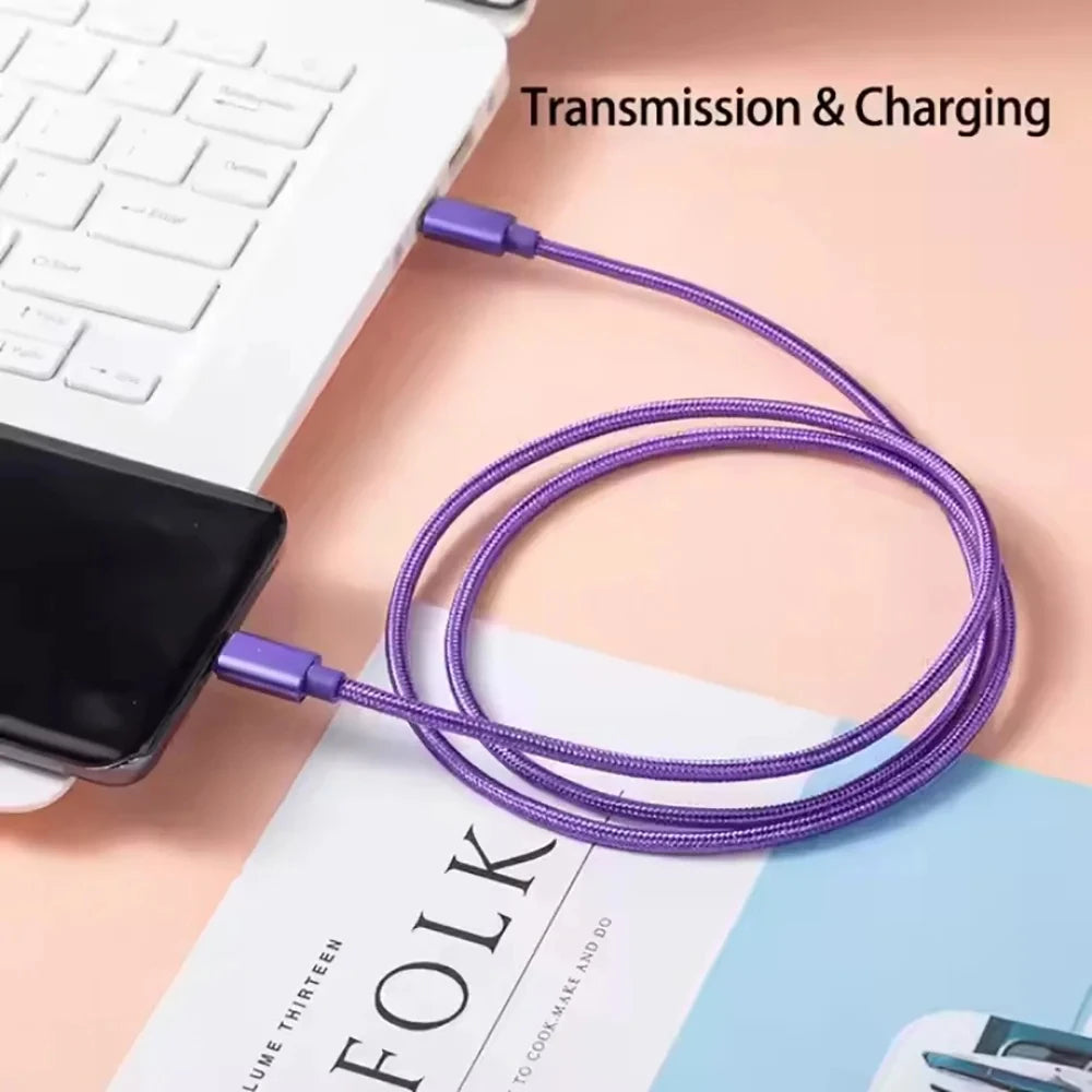 60W USB-C to USB-C Fast Charging Cable – PD Power & Data Sync