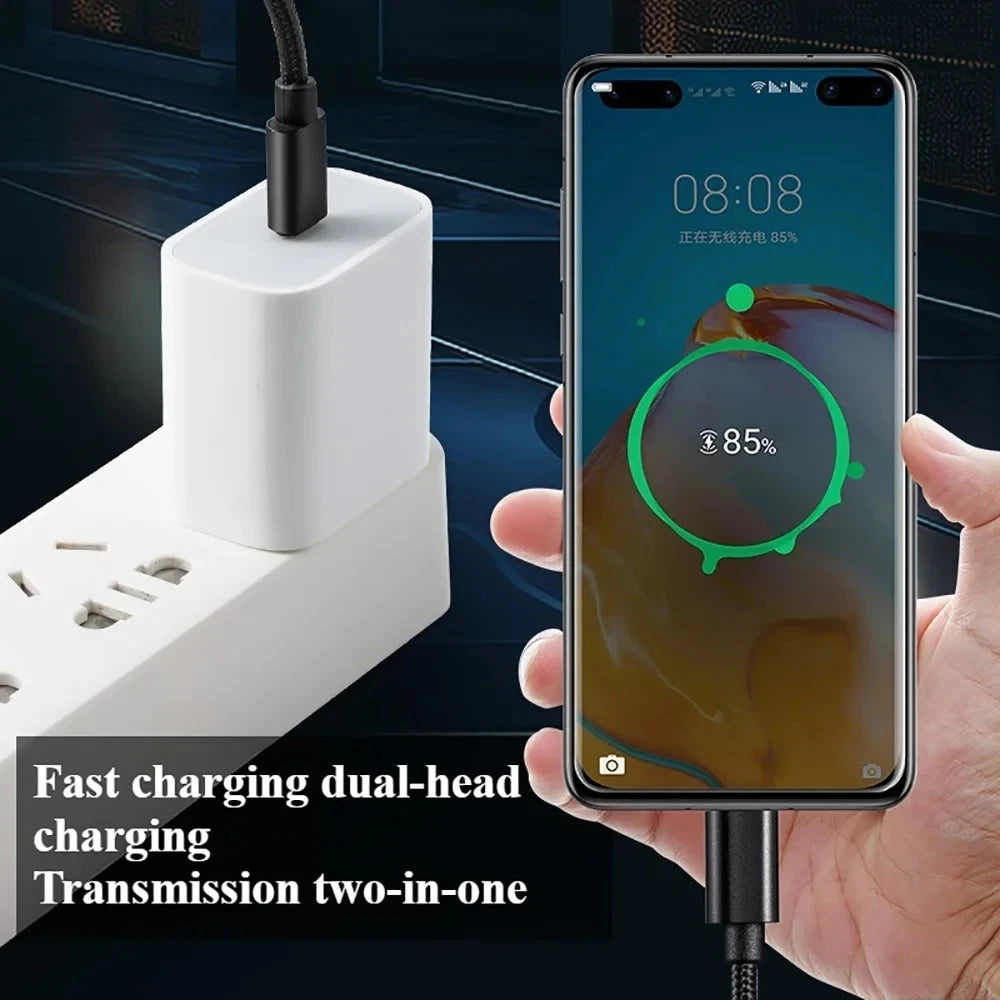 60W USB-C to USB-C Fast Charging Cable – PD Power & Data Sync