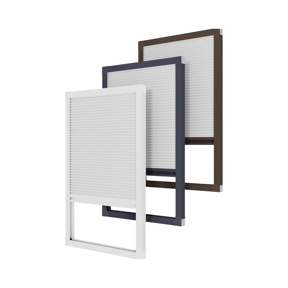 Elegant Cordless Honeycomb Shades with Frame – Full Blackout or Soft Light Filtering