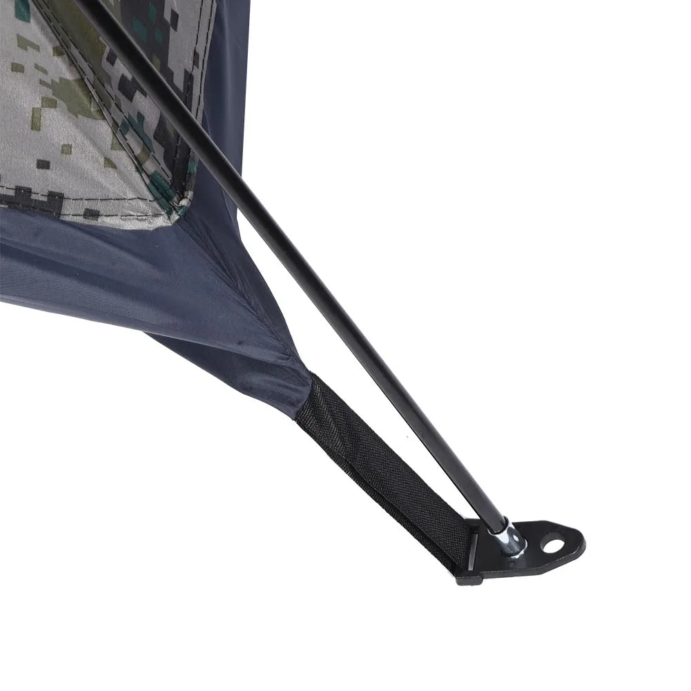 Windproof single-person outdoor tent ideal for camping, fishing, hiking, and outdoor adventures.