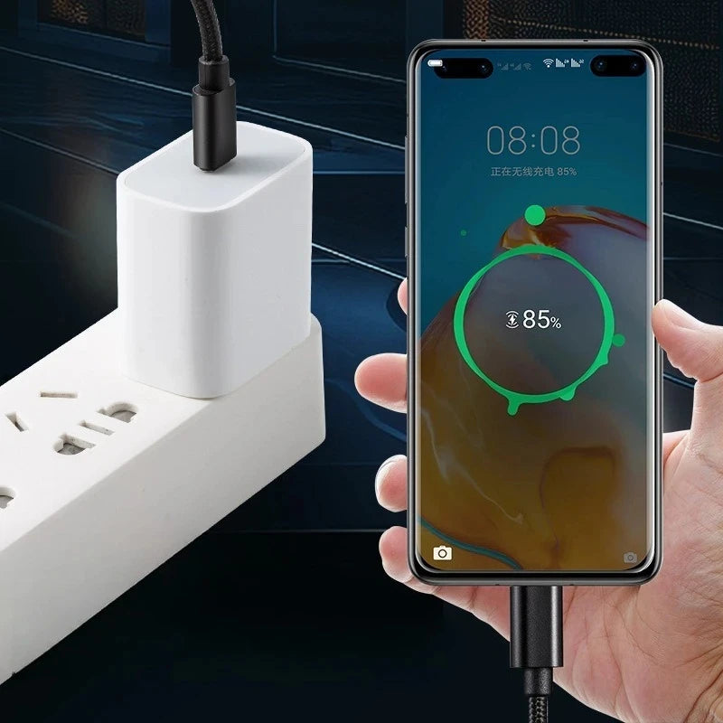 60W USB-C to USB-C Fast Charging Cable – PD Power & Data Sync