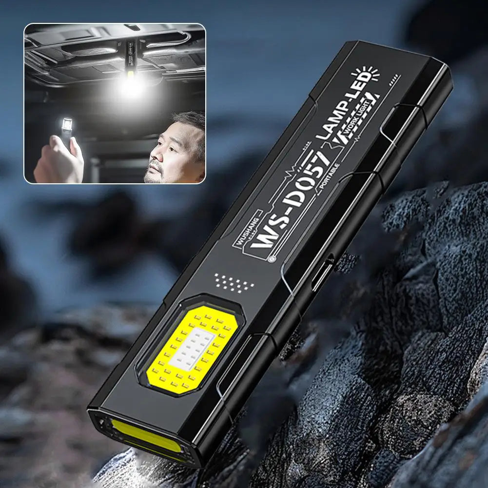 Portable Mini EDC Flashlight – High-Brightness Work, Warning & Emergency Light with Clip