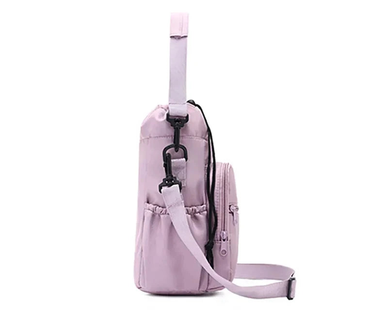 Portable Water Bottle Bag with Adjustable Strap Thermal Mugs Insulated Protective Cover Phone Pocket Outdoor Sports Travel Bag