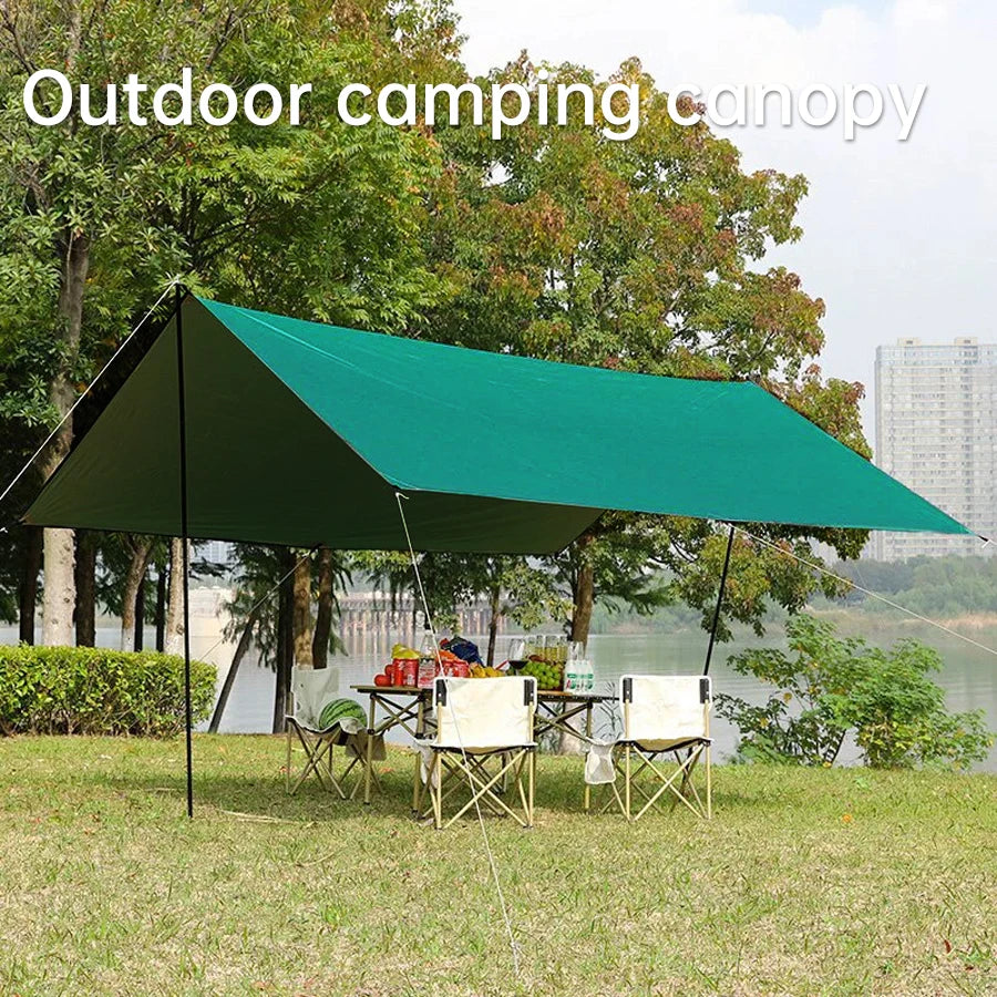 Spacious outdoor camping tent with a 9-square-meter design, offering comfort and ample space for a relaxing outdoor experience.