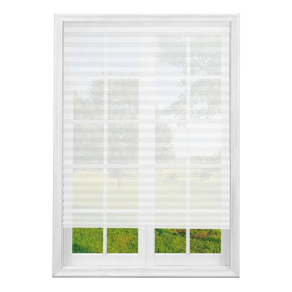 Blind for Window Self Adhesive Pleated Blinds Cordless No Drill Fabric Shutter Room Darkening Shades Blackout Shutters