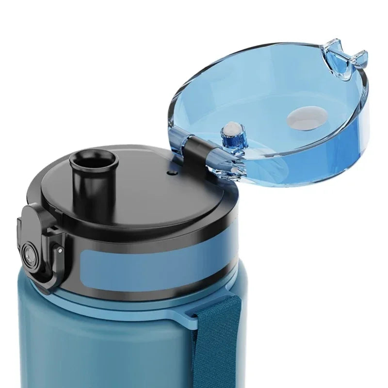 Large capacity sports water bottle with a leak-proof design, perfect for gym, travel, and everyday hydration.