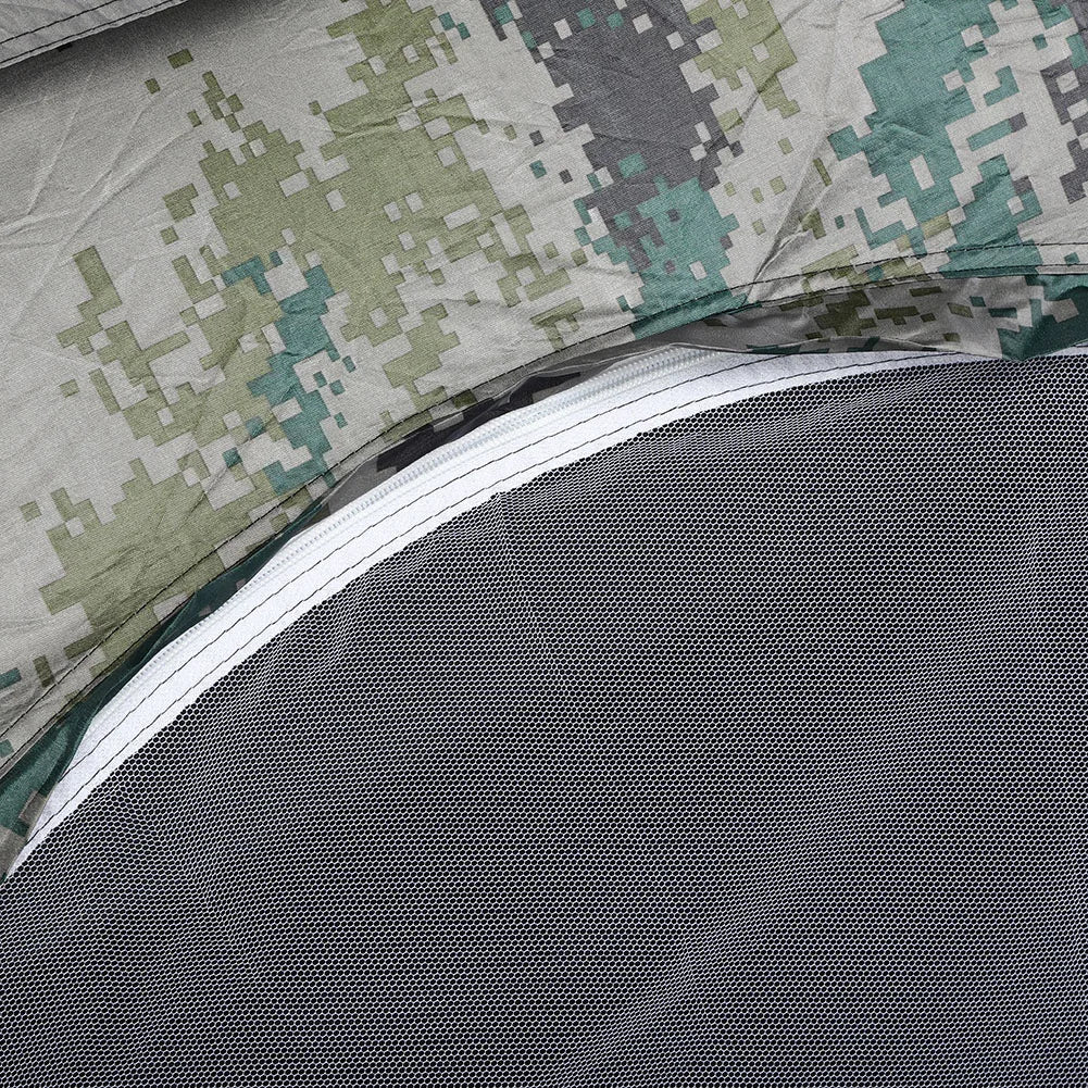 Windproof single-person outdoor tent ideal for camping, fishing, hiking, and outdoor adventures.