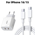 40W USB-C Fast Charger Kit – PD Charging for iPhone 11–16