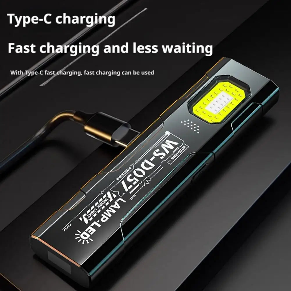Portable Mini EDC Flashlight – High-Brightness Work, Warning & Emergency Light with Clip
