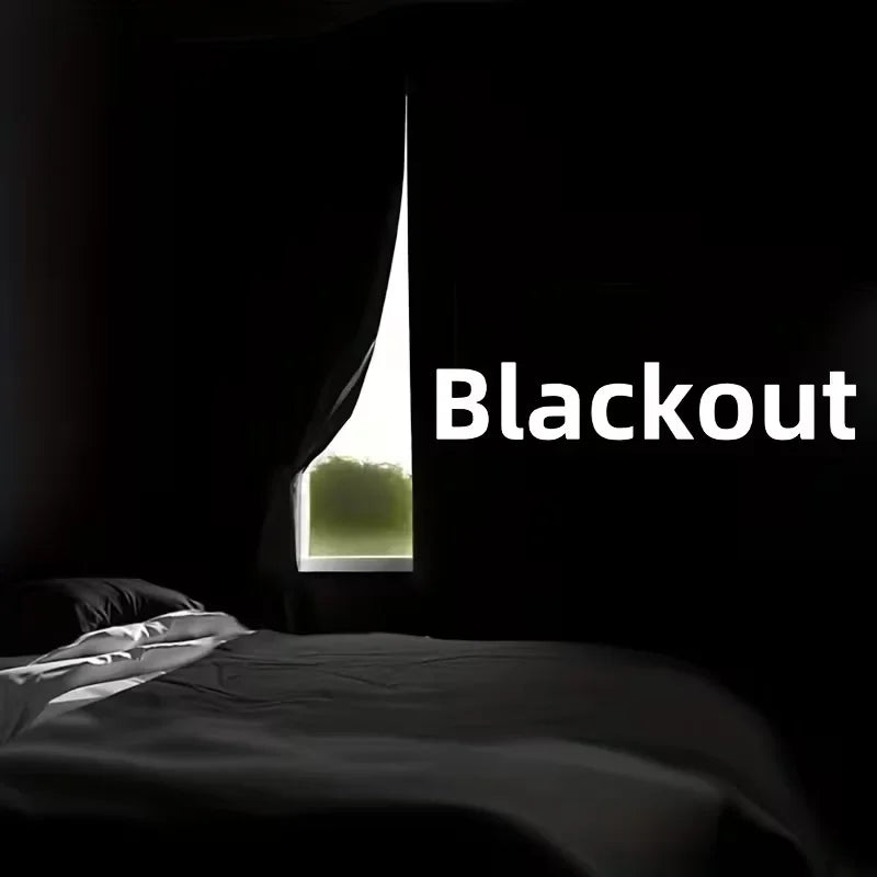 DIY Portable Blackout Window Film – 95–98% Light Blocking Removable Shades