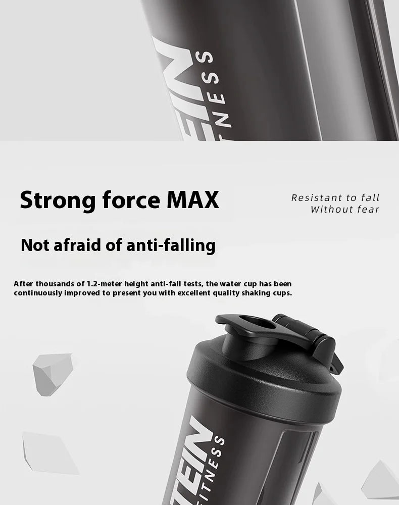 Gianxi fitness shaker cup designed for smooth protein mixing, shakes, and hydration for everyday workouts.