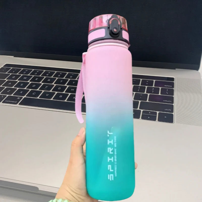 Large capacity sports water bottle with a leak-proof design, perfect for gym, travel, and everyday hydration.