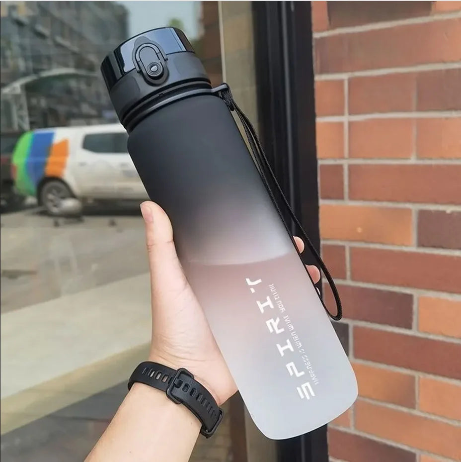 Large capacity sports water bottle with a leak-proof design, perfect for gym, travel, and everyday hydration.