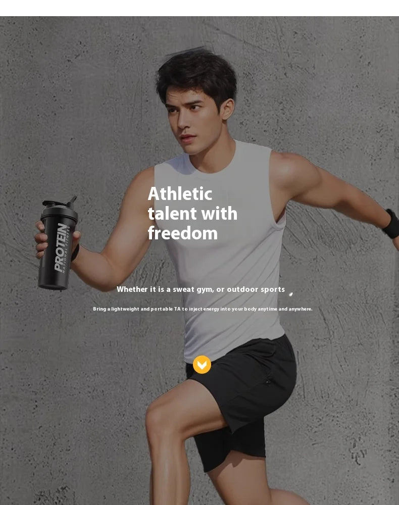 Gianxi fitness shaker cup designed for smooth protein mixing, shakes, and hydration for everyday workouts.