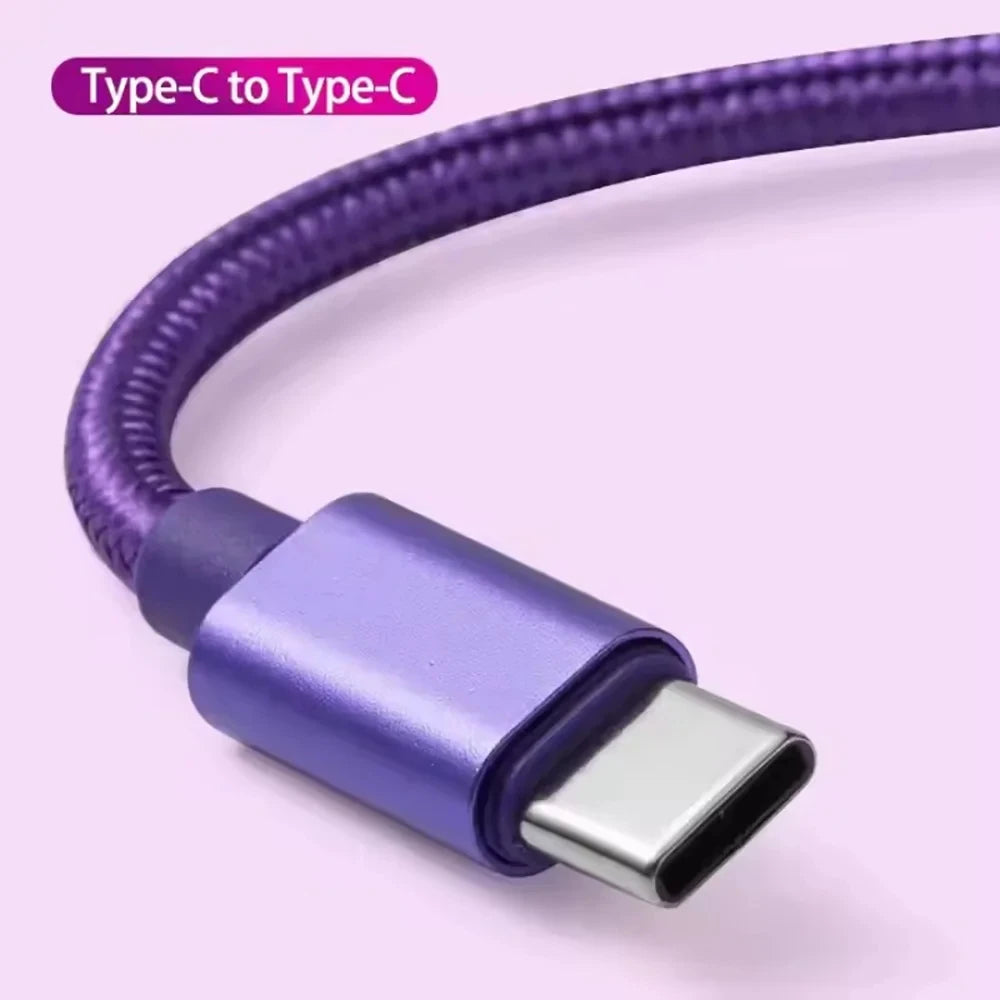 60W USB-C to USB-C Fast Charging Cable – PD Power & Data Sync