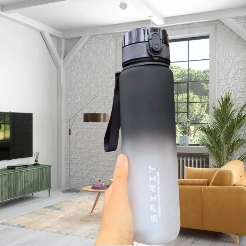 Large capacity sports water bottle with a leak-proof design, perfect for gym, travel, and everyday hydration.