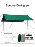 Spacious outdoor camping tent with a 9-square-meter design, offering comfort and ample space for a relaxing outdoor experience.