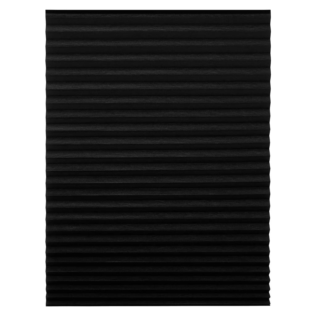 Blind for Window Self Adhesive Pleated Blinds Cordless No Drill Fabric Shutter Room Darkening Shades Blackout Shutters