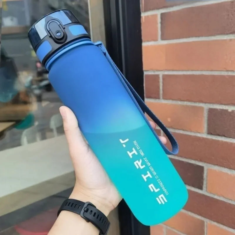 Large capacity sports water bottle with a leak-proof design, perfect for gym, travel, and everyday hydration.